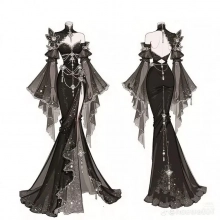 Gothic black dress