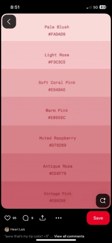 rose pink