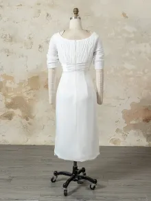 Lunss custom made civil wedding dress