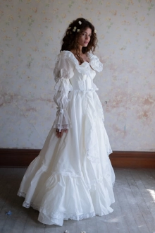 ruffled wedding dress inspiration