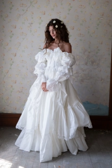 ruffled wedding dress inspiration