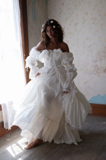 ruffled wedding dress inspiration