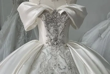 beaded wedding dress