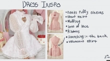 dress inspo puffy sleeves