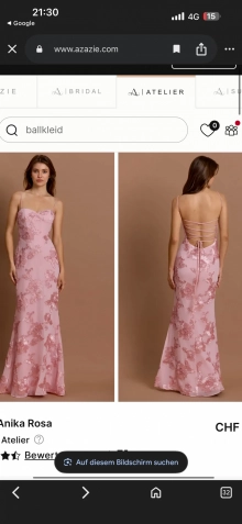 pink long dress