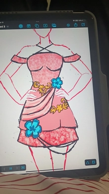 a dress made based on this design