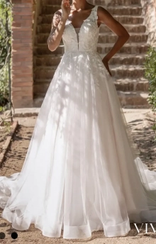 floral wedding dress