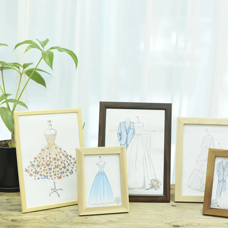 wood picture frame for dress sketch wood picture frame for dress sketch