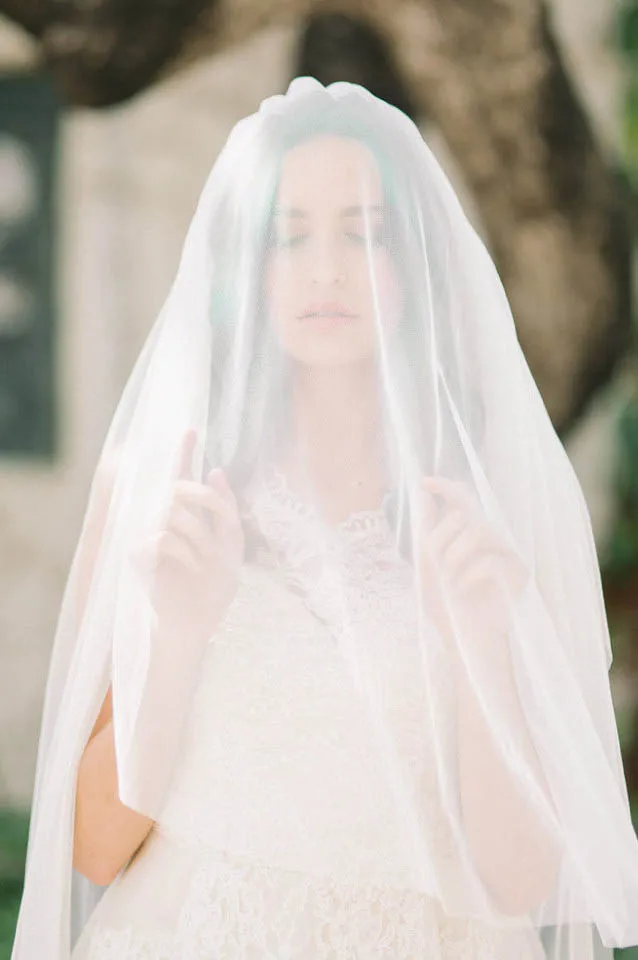 1 Layer English Net Royal Cathedral Bridal Veil