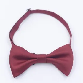 Handmade Ruby Satin Bow Tie for Men 130 Colors
