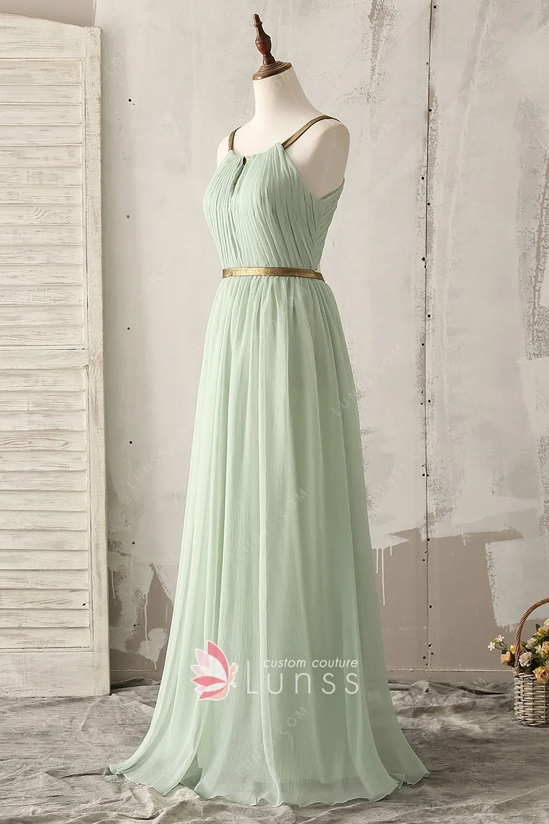 sage chiffon