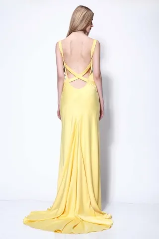 Kate Hudson in How to Lose a Guy in 10 Days inspired yellow dress