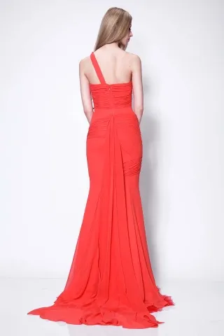 Sofia Vergara Emmy Awards 2011 red carpet inspired red chiffon dress