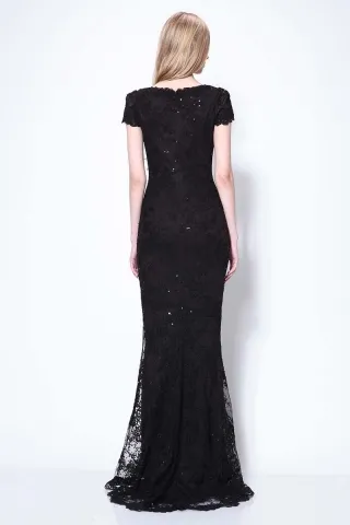 Kim Kardashian Golden Globes 2012 red carpet inspired black evening dress