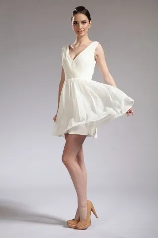 Elizabeth Taylor inspired short V neck cocktail dress
