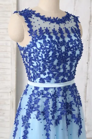 pearled illusion lace neckline