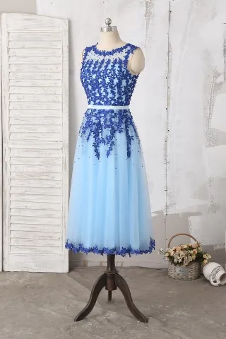 pearled lace tulle homecoming dress