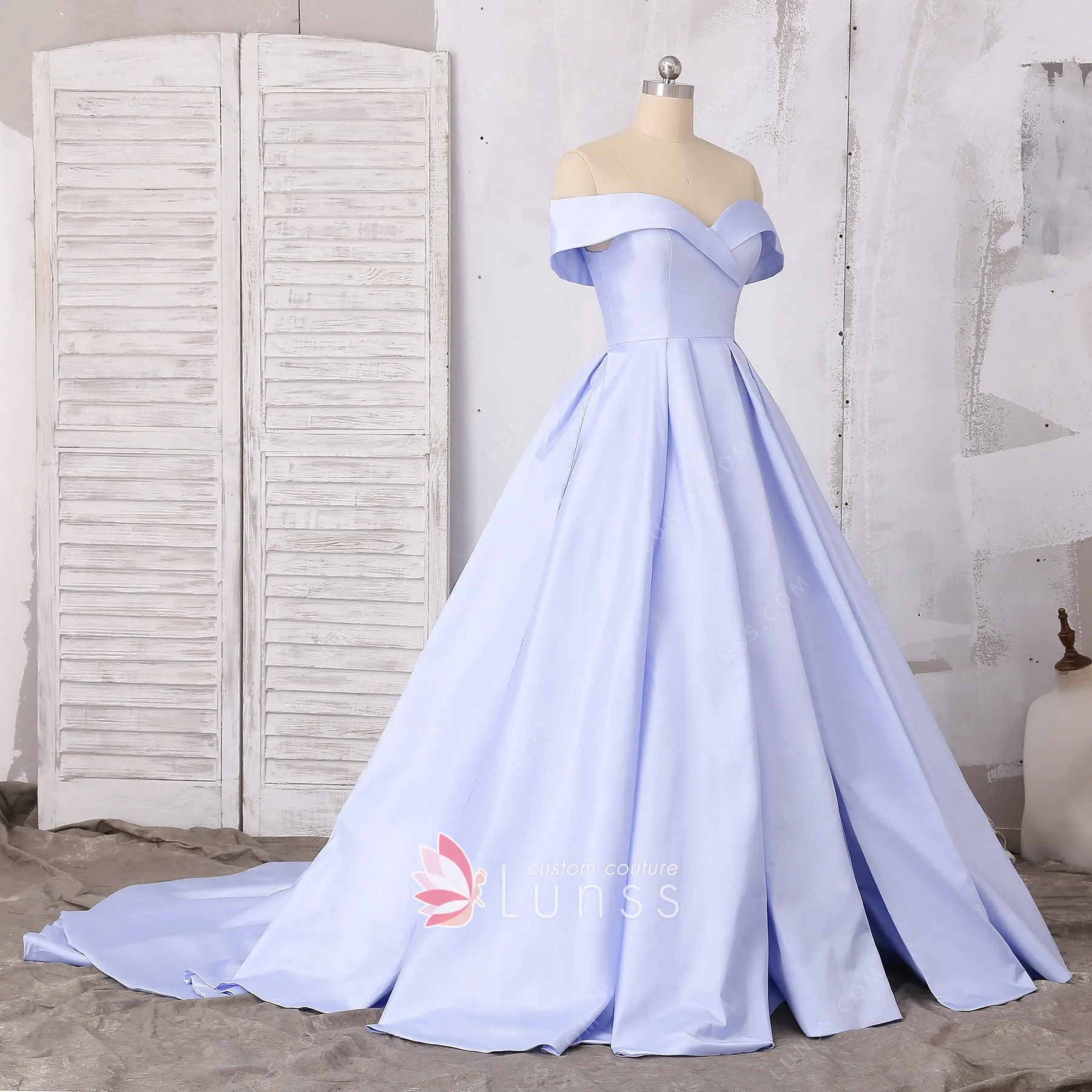 lavender ball gown dresses