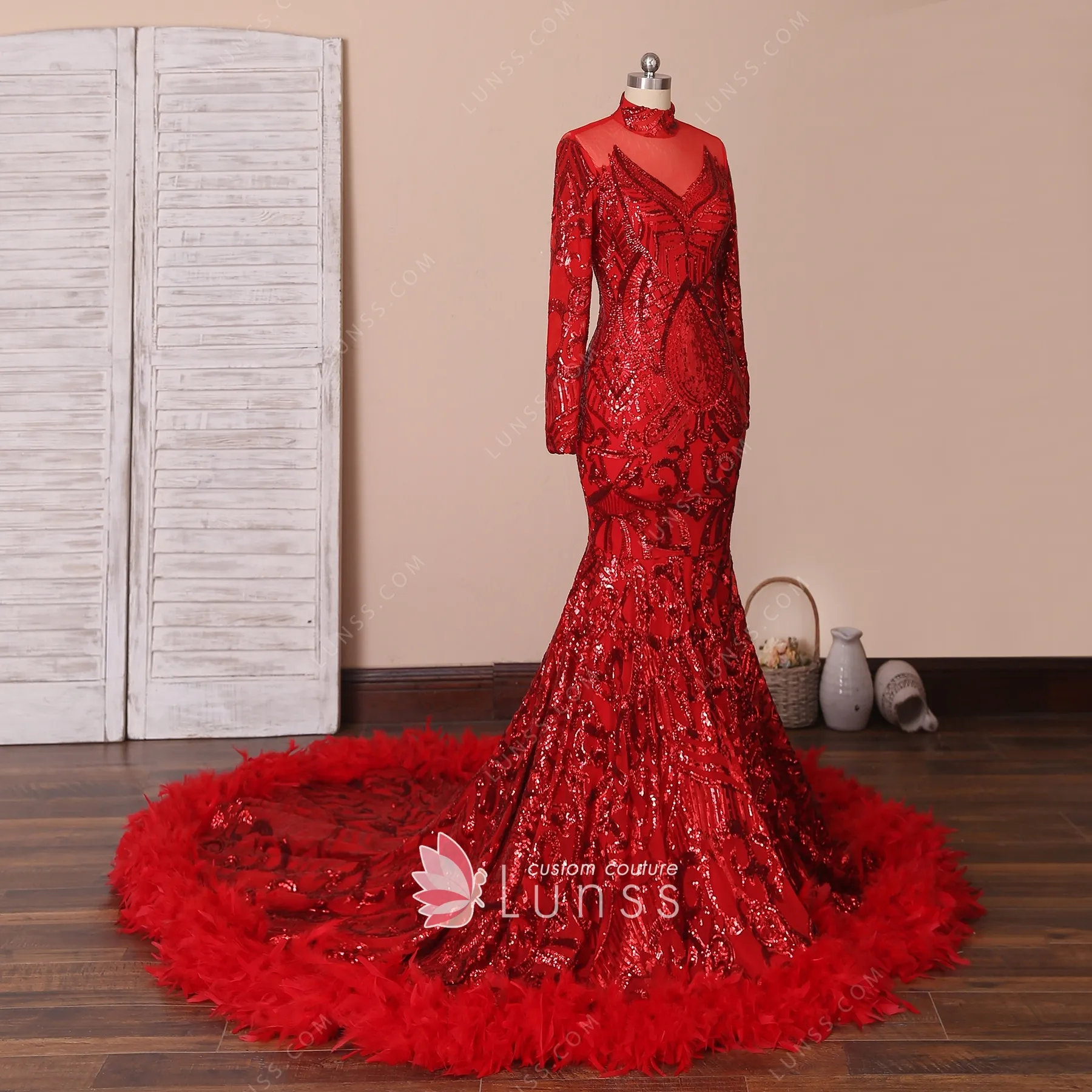 Red Prom Dress - Lunss