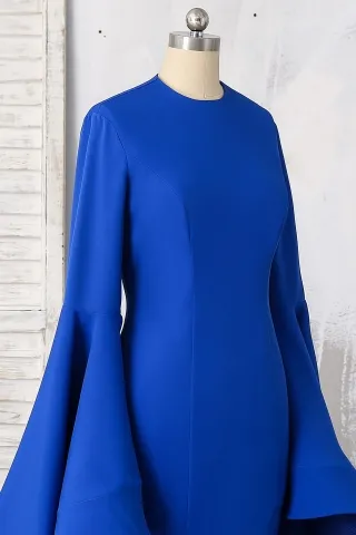 stretchy royal blue FDY dress