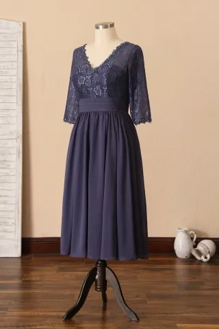 stormy v neck short bridesmaid dress