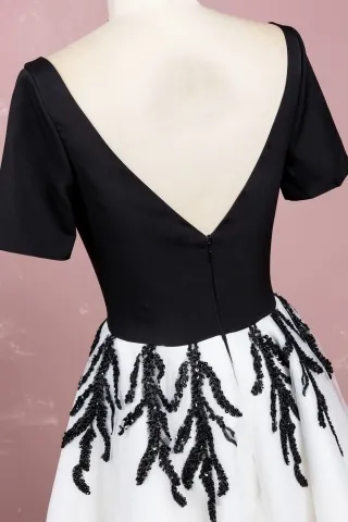 V back short sleeve top