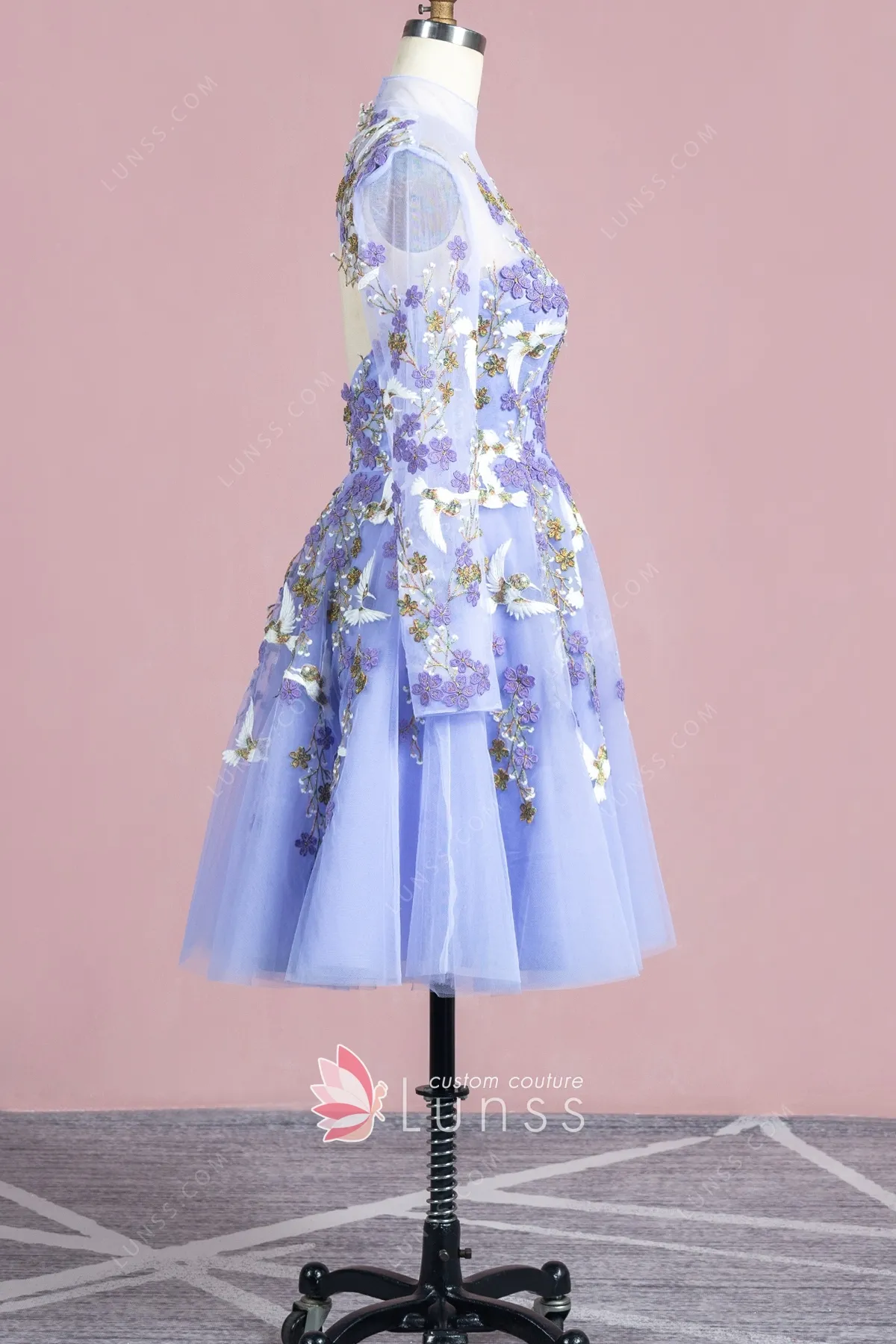 LAVENDER SHORT SLEEVE DRESS main image 0