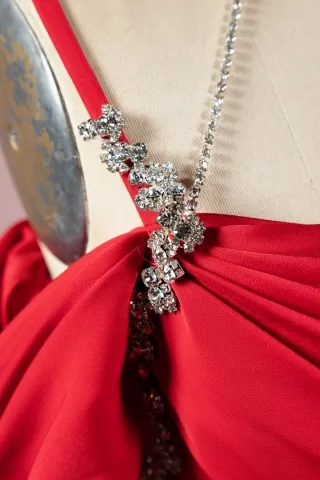 beaded dress