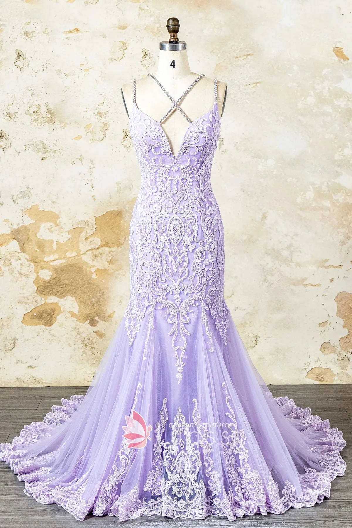 romantic lilac mermaid wedding dress romantic lilac mermaid wedding dress