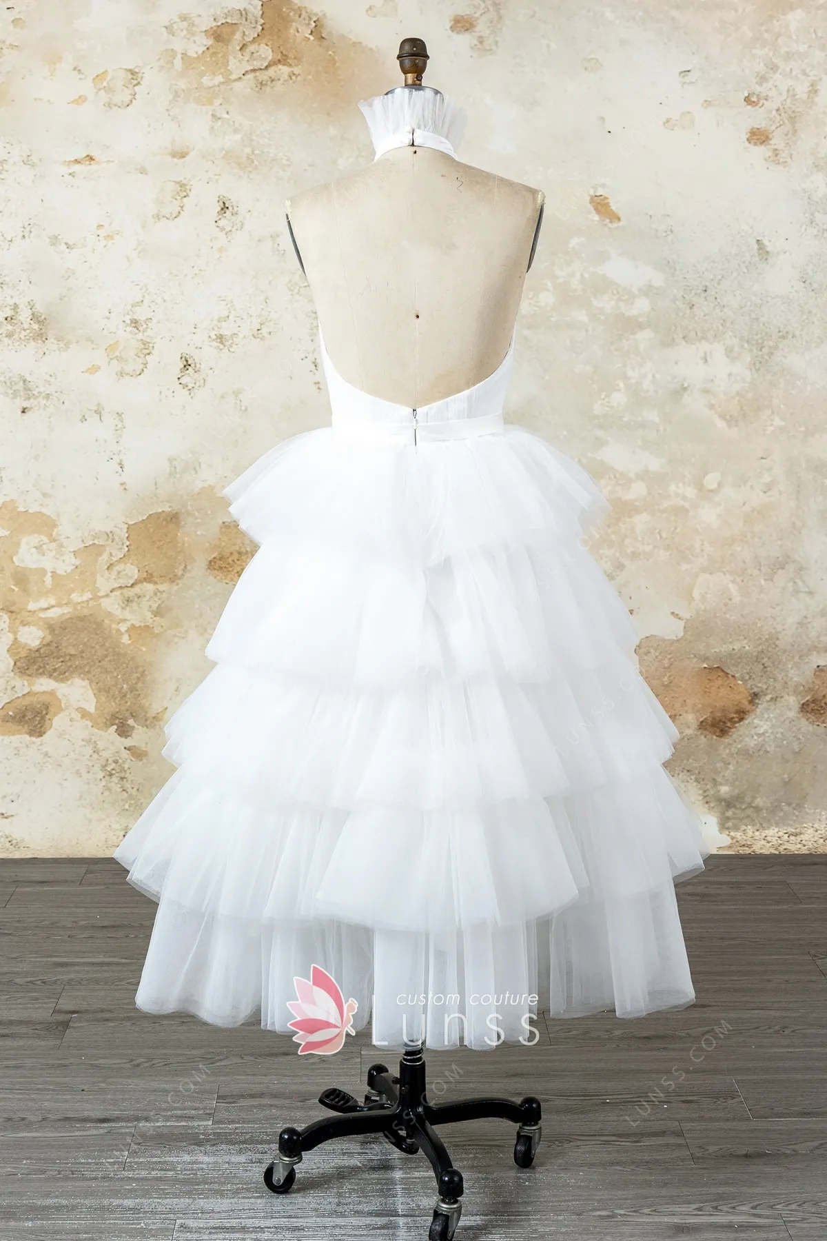 low back tiered tulle birthday dress low back tiered tulle birthday dress