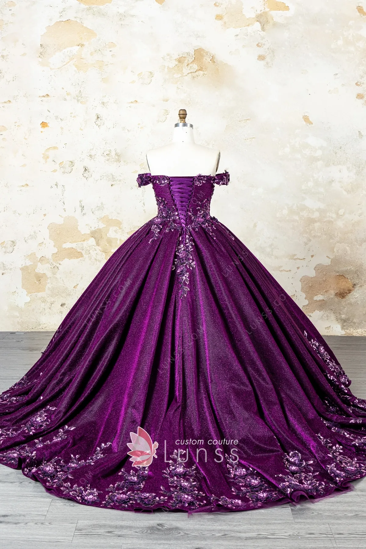 sparkly purple quinceaera dress with lace up back sparkly purple quinceaera dress with lace up back