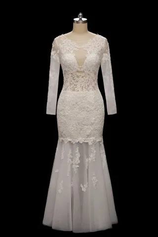detachable tulle skirt illusion bodice lace wedding dress