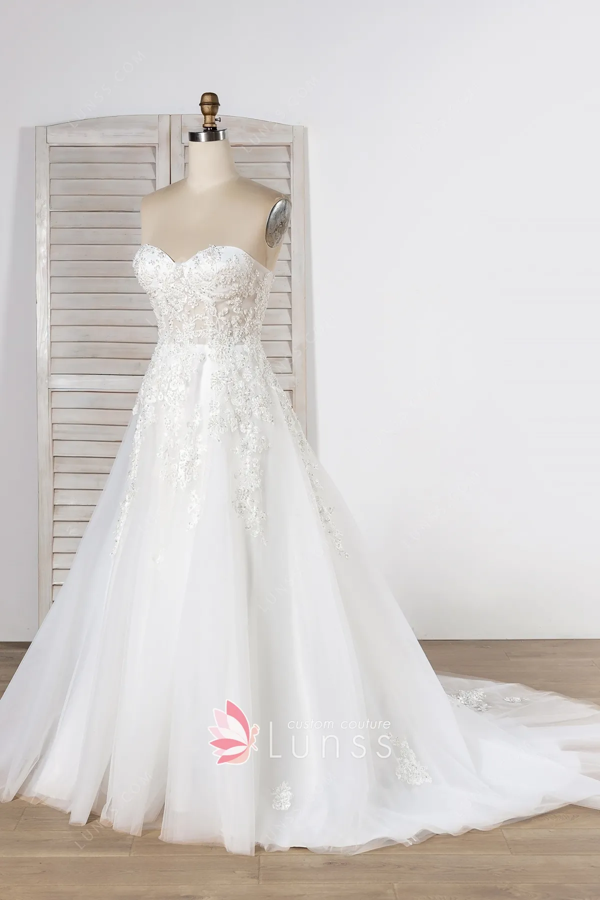 Beaded/Tulle Two Piece Dress Size L Style 6031 main image 0