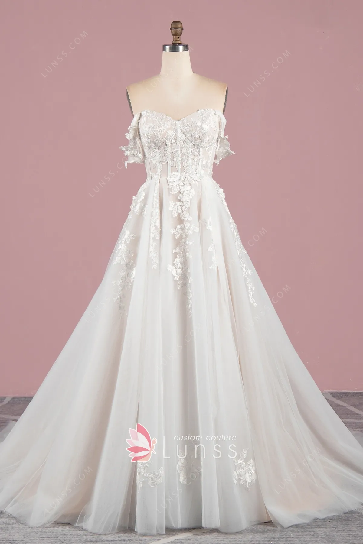 ethereal wedding dress