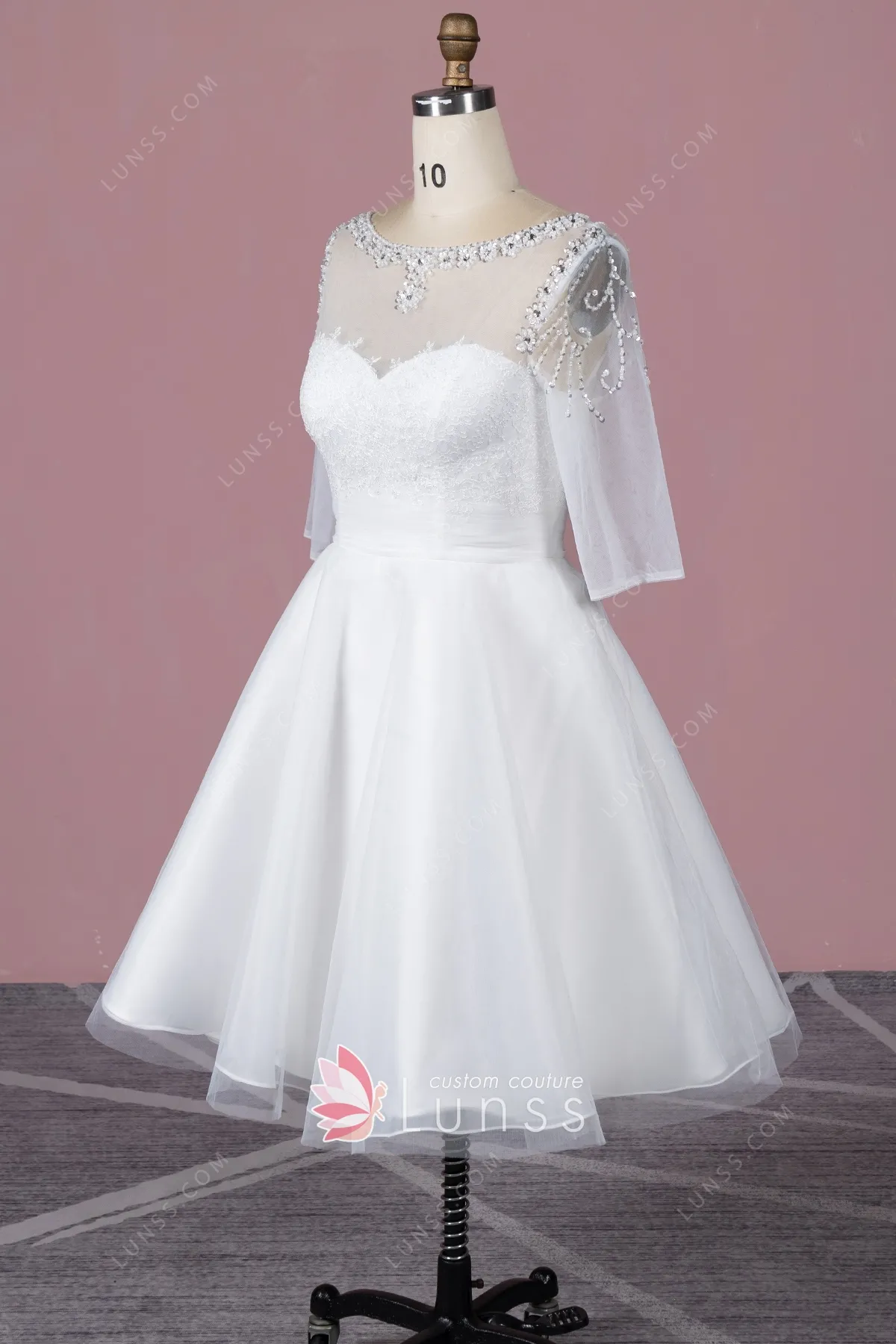 casual bridal dress