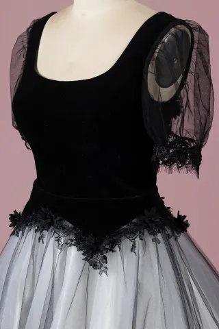beaded lace open back