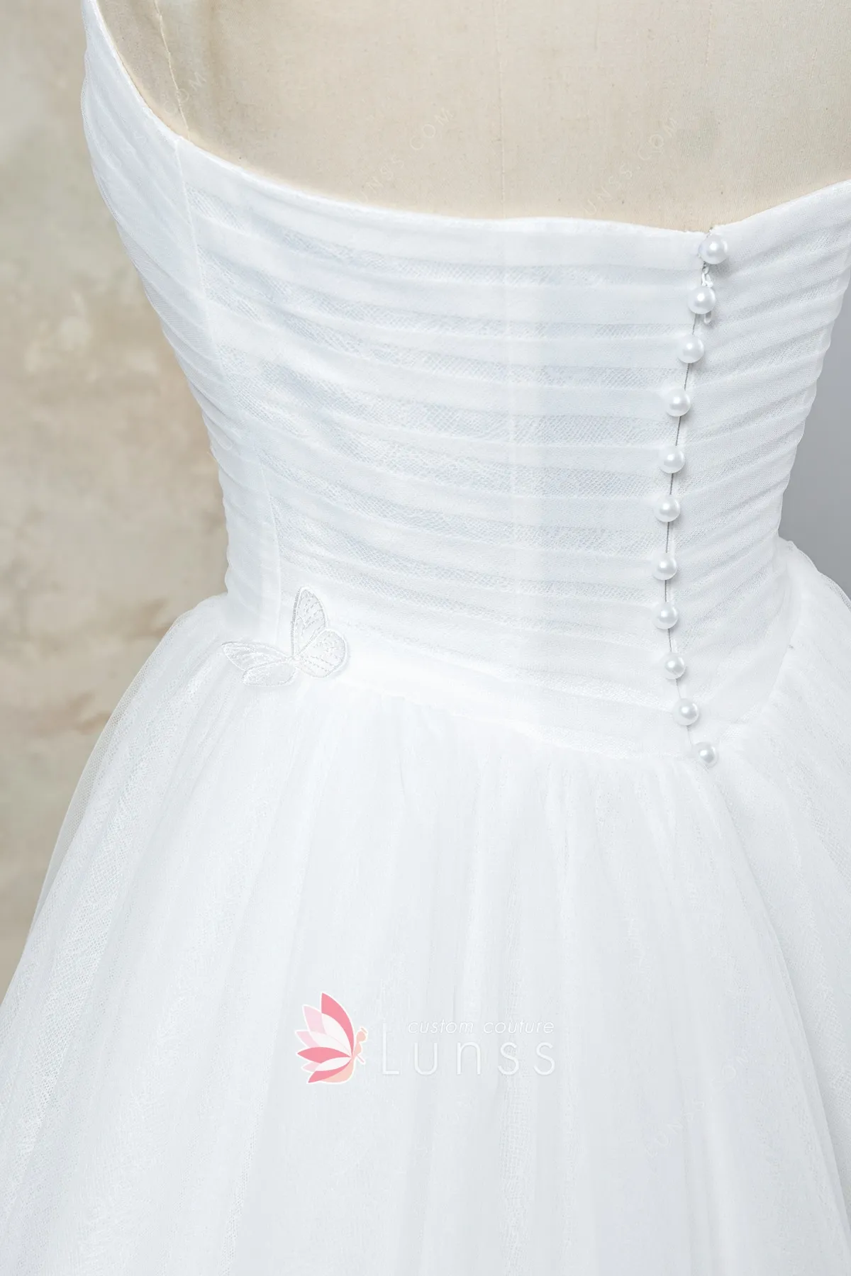 romantic pleated tulle wedding dress romantic pleated tulle wedding dress