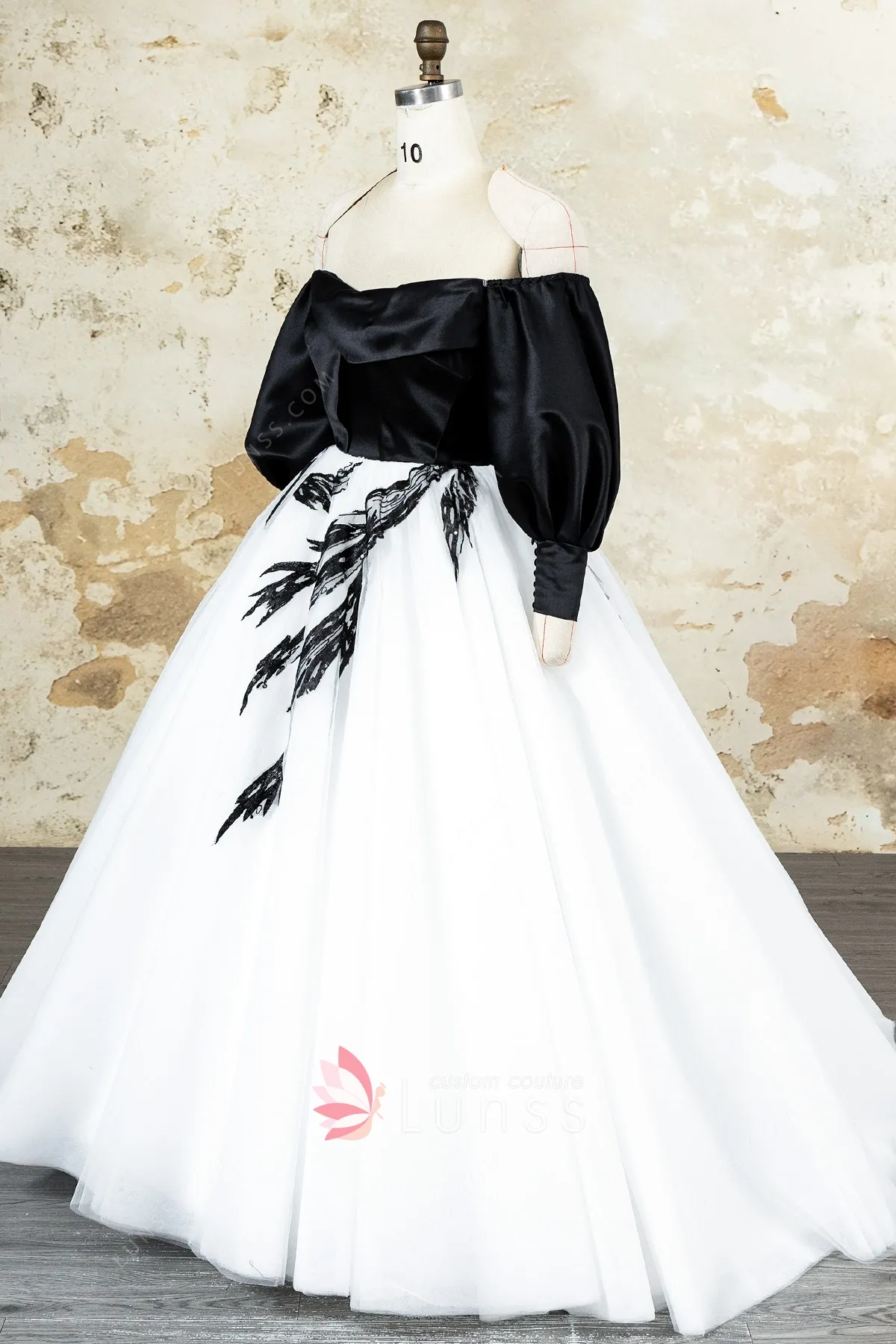 long bishop sleeve prom ball gown2 long bishop sleeve prom ball gown2
