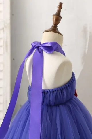 knot bow on the back of neckline