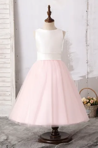 light pink dress for flower girl