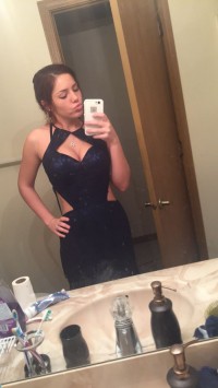 Gorgeous simple prom dress
