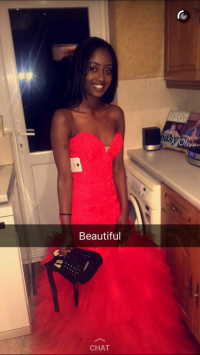 absolutely amazing red prom dress