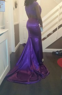 purple prom dress