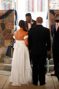 ivory wedding dress