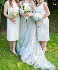 Overjoyed bride