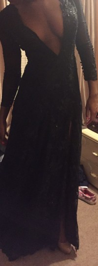 amazing custom black dres