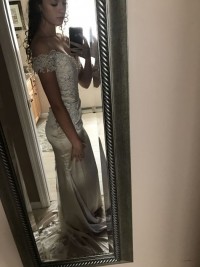 best quality charmeuse bridesmaid dress