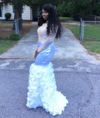 awesome floral prom dress