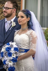 beads and sequins on sweetheart neckline