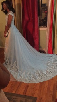 sky blue prom dress 2k17
